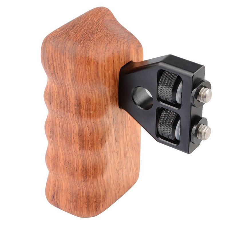 CAMVATE DSLR Wooden Handle for Right Grip Mount Support for DV Video Cage Rig(Right Hand) - 1476 - Image 5